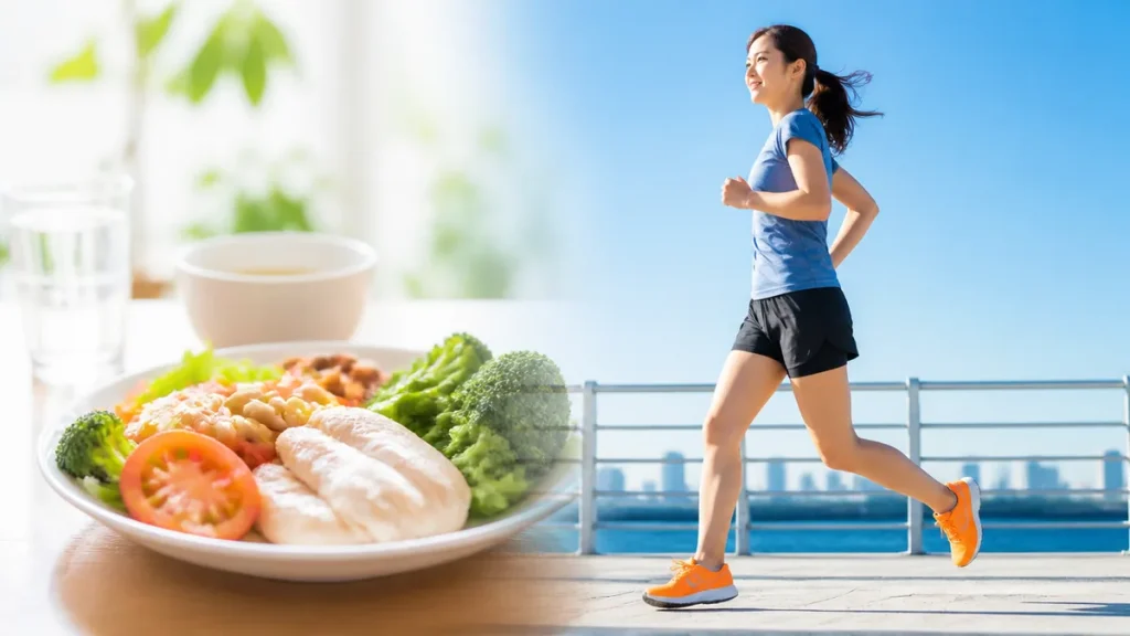 食後ランニングで痩せない5つの原因｜脂肪燃焼を最大化する走るタイミングと食事術のアイキャッチ画像