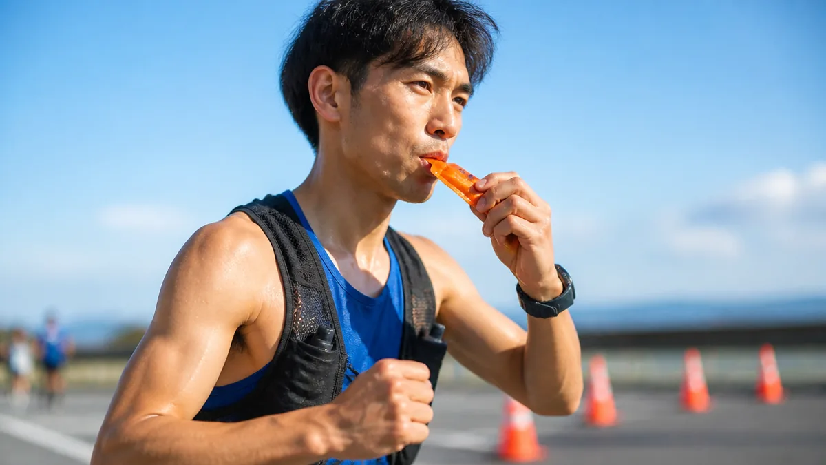 いつ・何個食べる?フルマラソンの補給タイミング戦略の解説画像