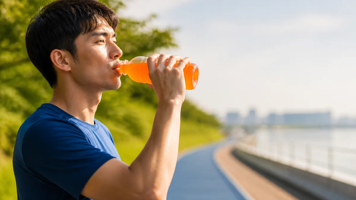 エナジードリンクはいつ飲む？効果が出るのは「走る30〜45分前」の解説画像