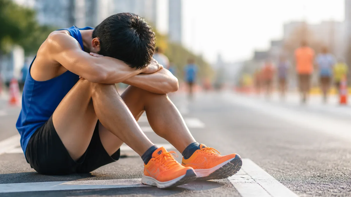 マラソンのDNF（途中棄権）はなぜ起きる？30km失速の正体と再挑戦への5ステップのアイキャッチ画像