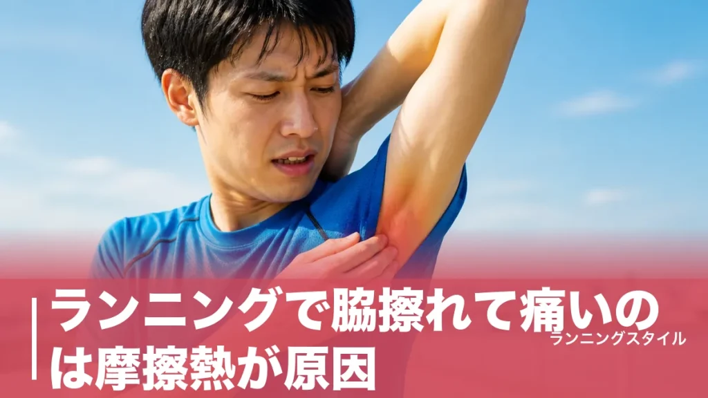 ランニングで脇擦れて痛いのは摩擦熱が原因｜応急処置と再発を防ぐ5つの対策のアイキャッチ画像