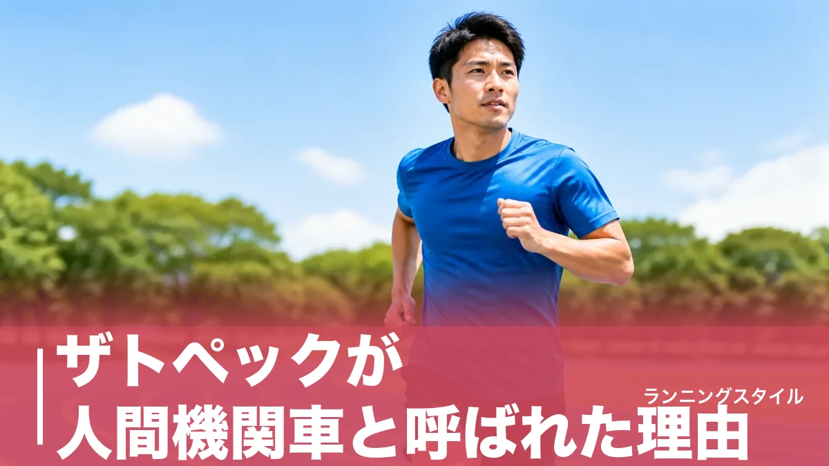 ザトペックが人間機関車と呼ばれた理由｜史上唯一の三冠王に学ぶインターバル練習法のアイキャッチ画像