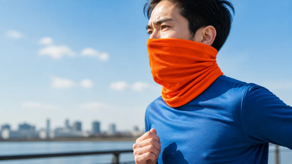 ランニングネックウォーマーは「防寒具」ではなく体温調節ギア｜まず知るべき役割の解説画像