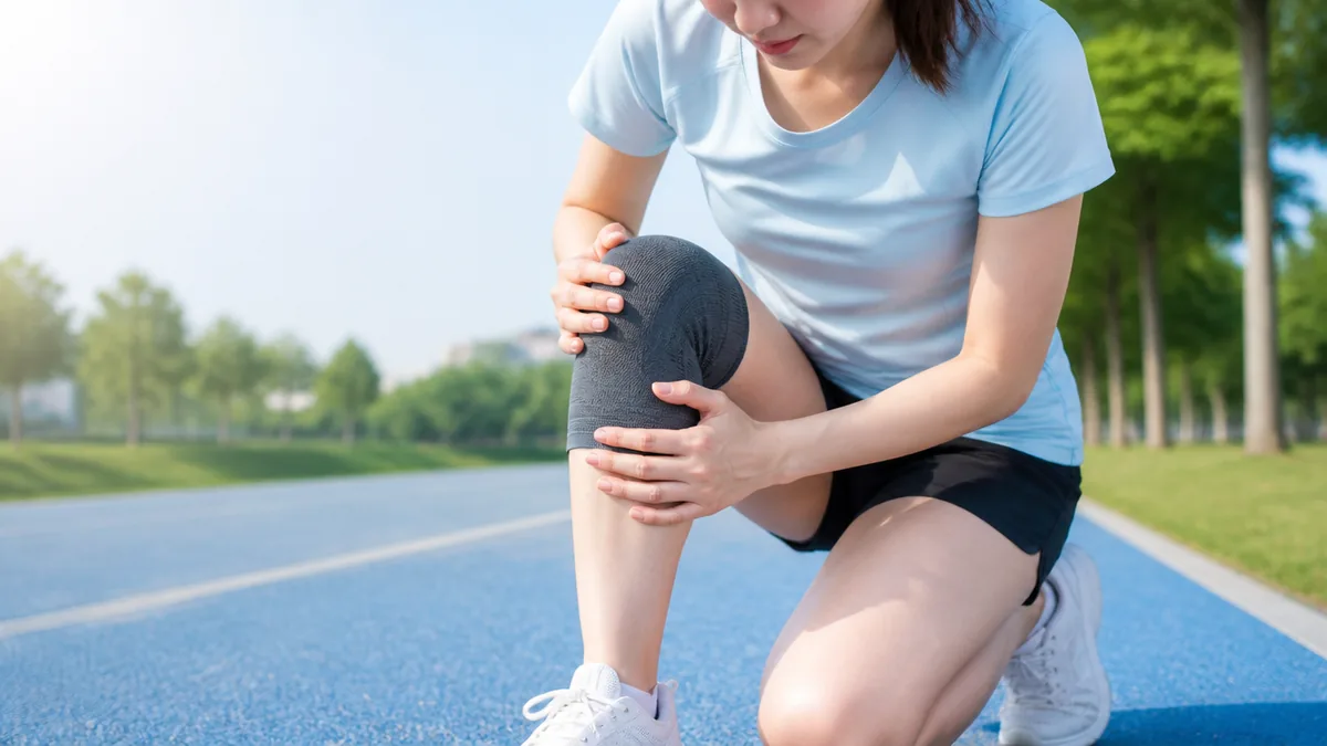 女性ランナーに膝の痛みが多い3つの理由の解説画像