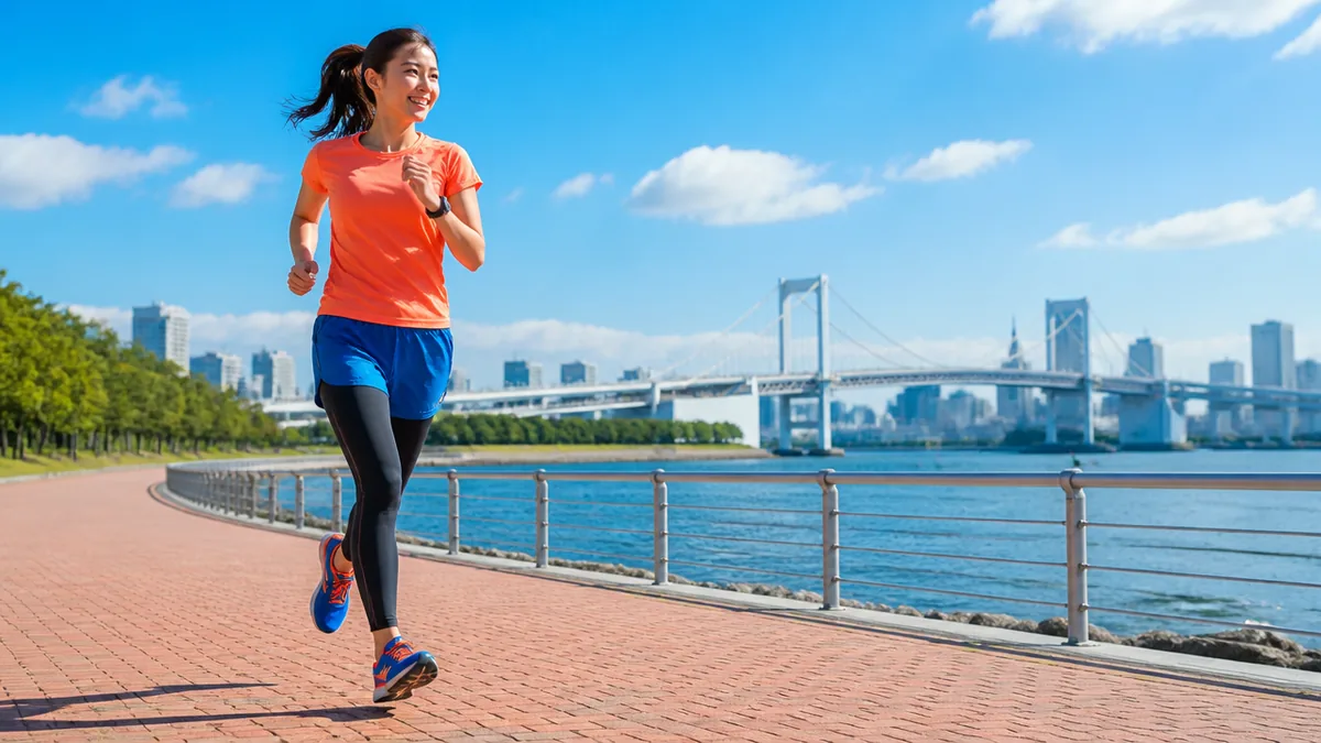 景色で選ぶ都内ランニングコース|お台場の海沿いランの解説画像