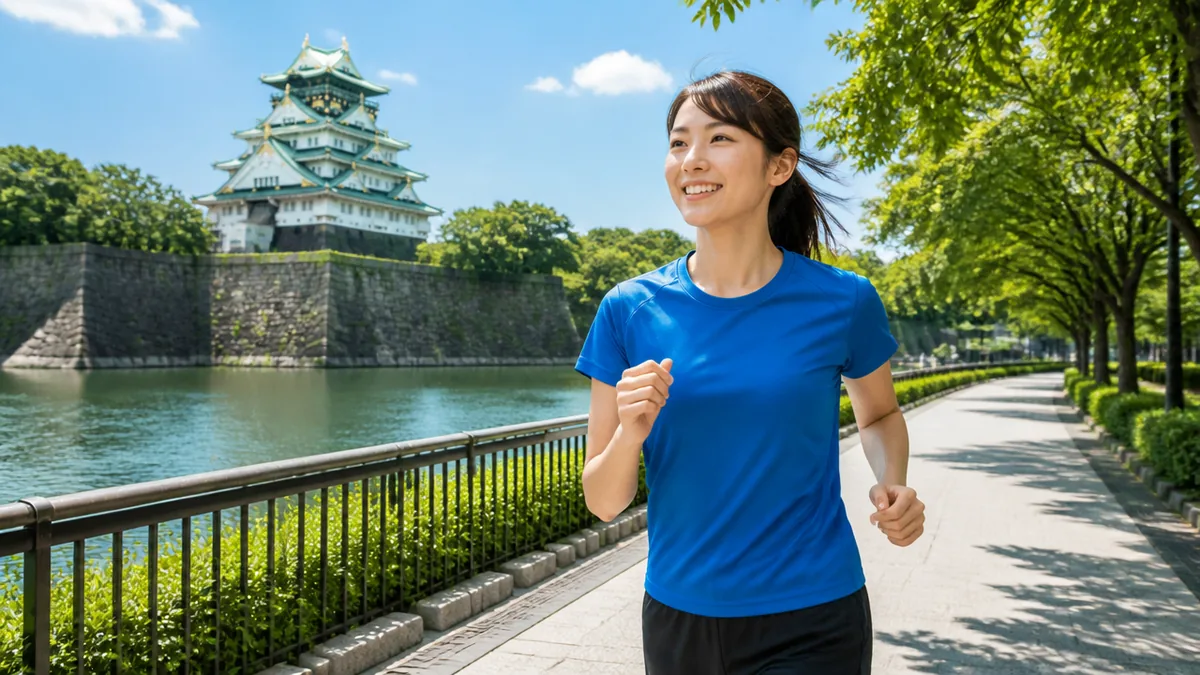 大阪城公園ランニングコースは一周3.5km|まず知っておきたい距離の基本の解説画像