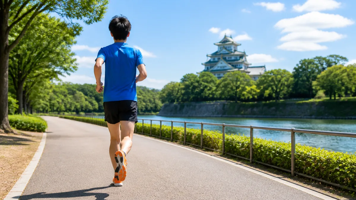 名城公園ランニングコースは3つの距離を走り分けられるの解説画像