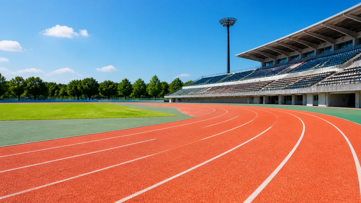 舎人公園陸上競技場ってどんな場所？無料で全天候400mを走れる都内の穴場の解説画像