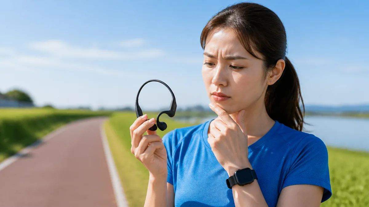 ランニングワイヤレスイヤホン選びで失敗する3つの落とし穴|音質より先に見るべきは「装着方式」の解説画像