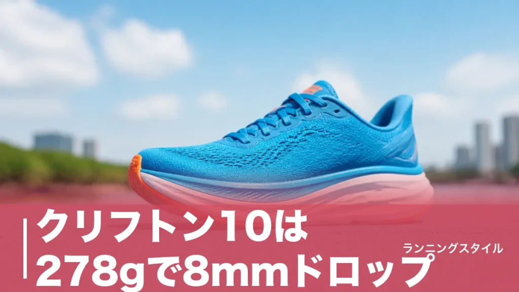 クリフトン10は278gで8mmドロップ｜11発売後の今こそ買い時な理由と選び方のアイキャッチ画像