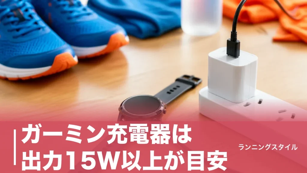 ガーミン充電器は出力15W以上が目安｜純正ケーブル4,180円と代用品の正しい選び方のアイキャッチ画像